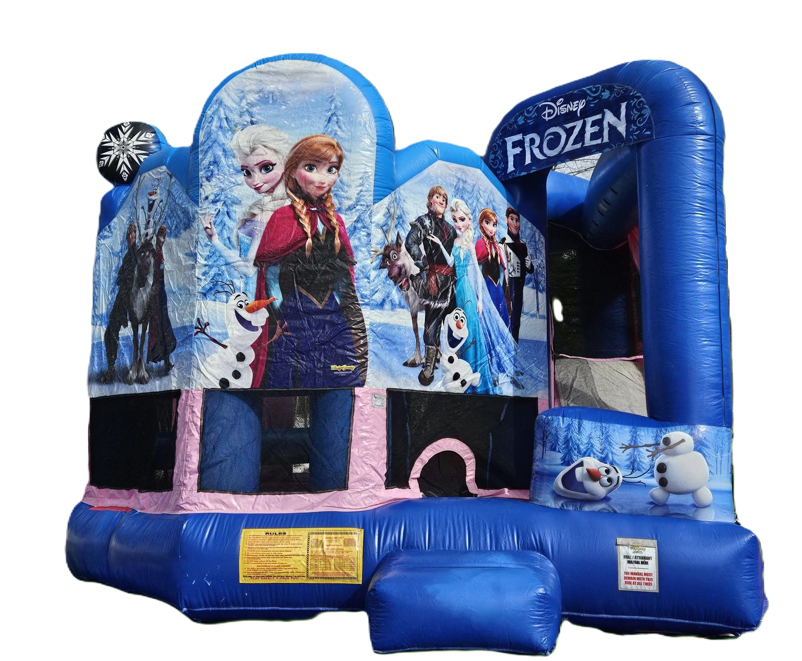 Large Frozen 5 in 1 Combo Bounce House BC1