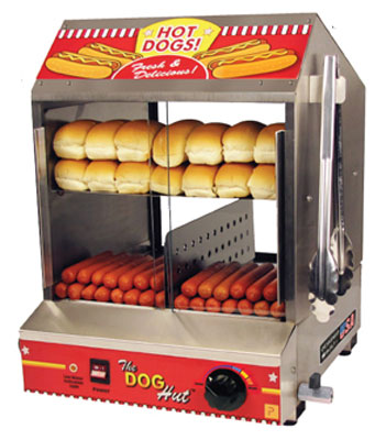 Hotdog Steamer & Bun Warmer