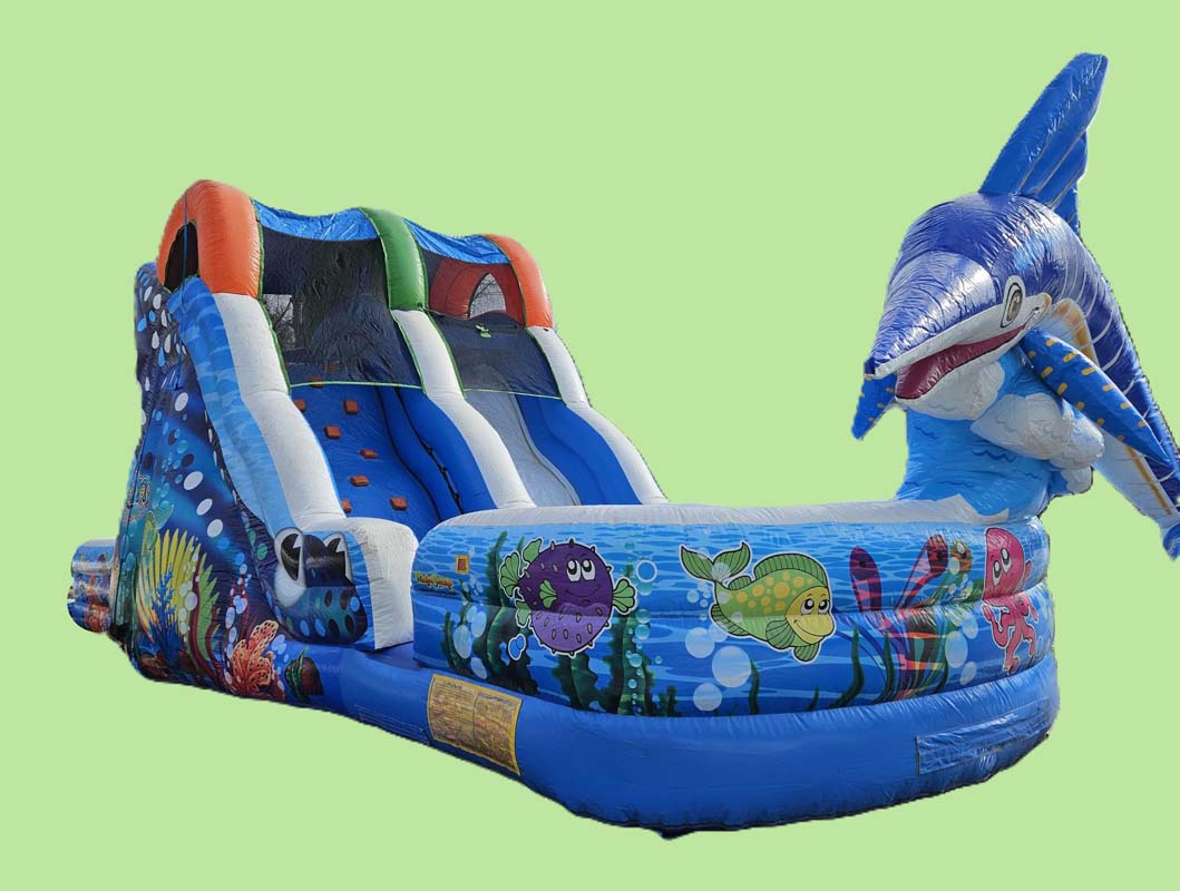 Marlin Inflatable Water Slide