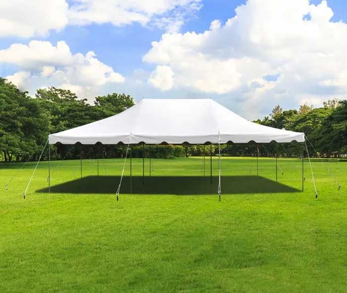 Weekender 20x30 Pole Tent - White